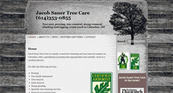 Desktop Screenshot of jacobsauertreecare.com